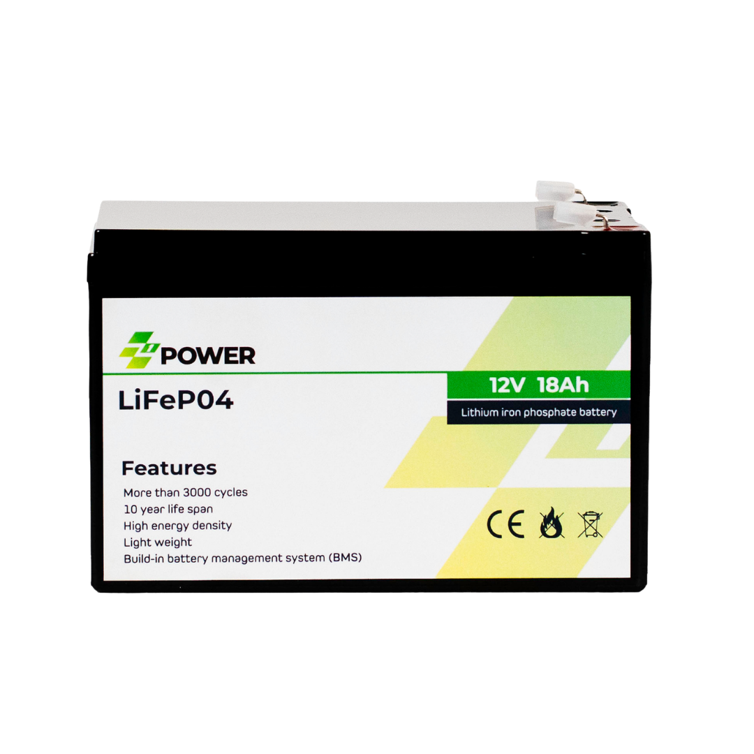 Z1Power 12V 18Ah LiFePO4 Battery