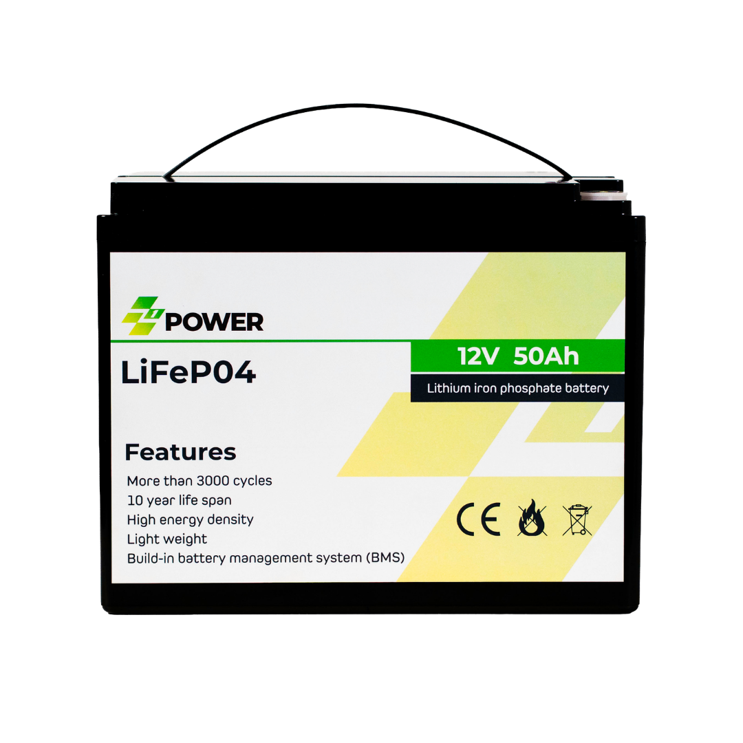 Z1Power 12V 50Ah LiFePO4 Battery