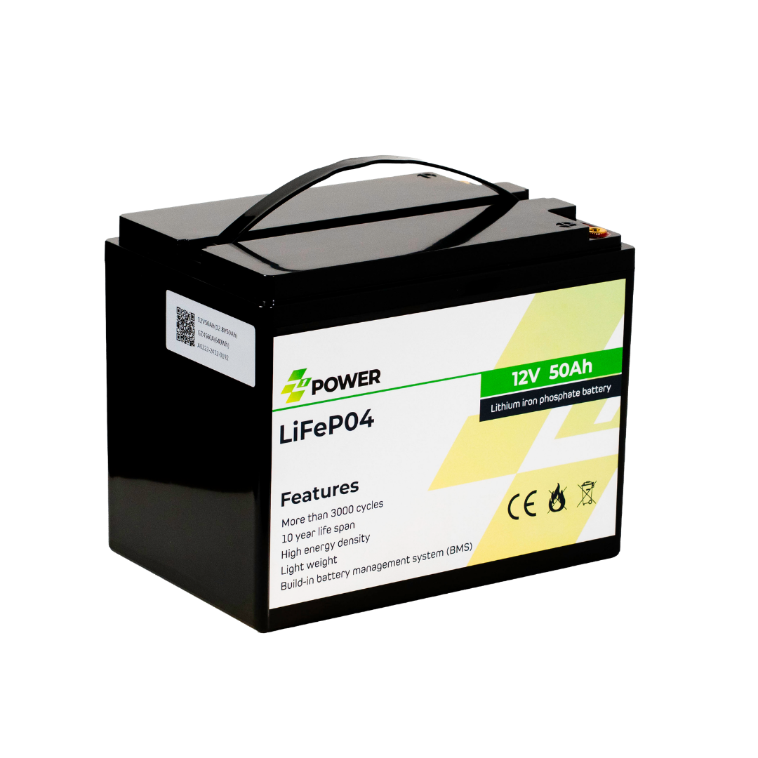 Z1Power 12V 50Ah LiFePO4 Battery