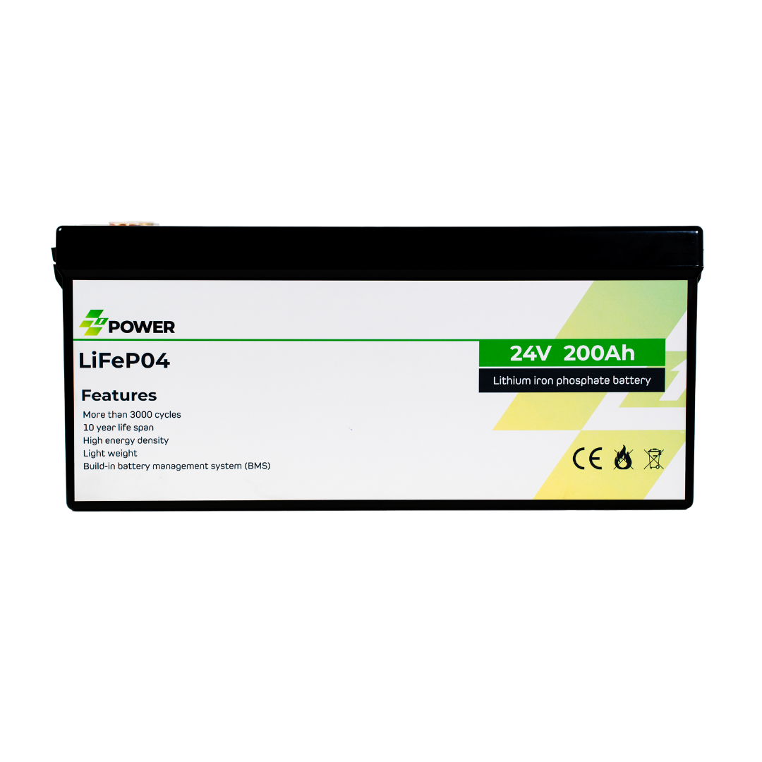 Z1Power 24V 200Ah LiFePO4 Battery